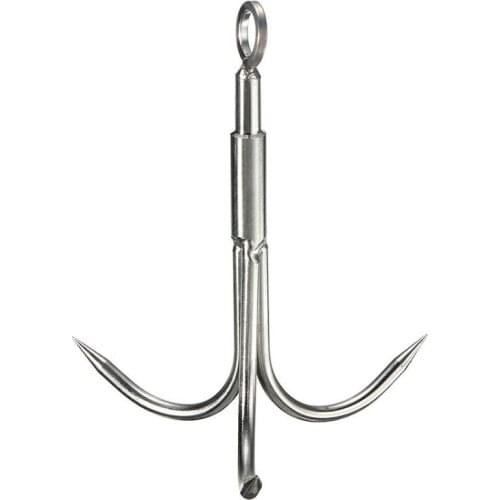 Small stainless steel super large medium and small hook claw three tiger claw 3 3 hook water to grass knife f S1F1