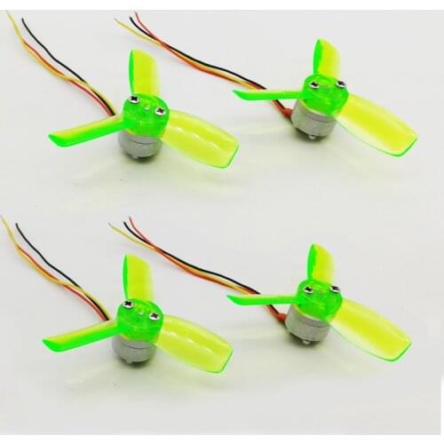 Mini 5.5g 1104 4300KV 1-3S Brushless Motor with KINGKONG 2345 2.3 Inch Propellers For RC Quadcopter Drone Airplane Part