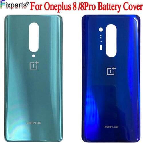 New Cover For OnePlus 8 Back Battery Cover Door Rear Glass For Oneplus 8 Pro Battery Cover 1+8 Pro 1+8 Housing Case