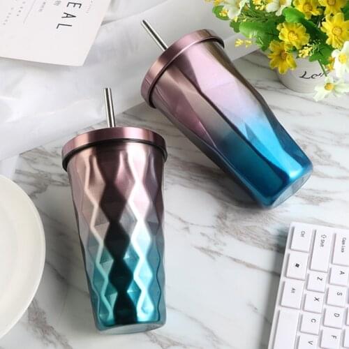 Wholesale Stainless Steel Drinking Cup Without Handle Colored Reusable Metal Stainless Steel Cup