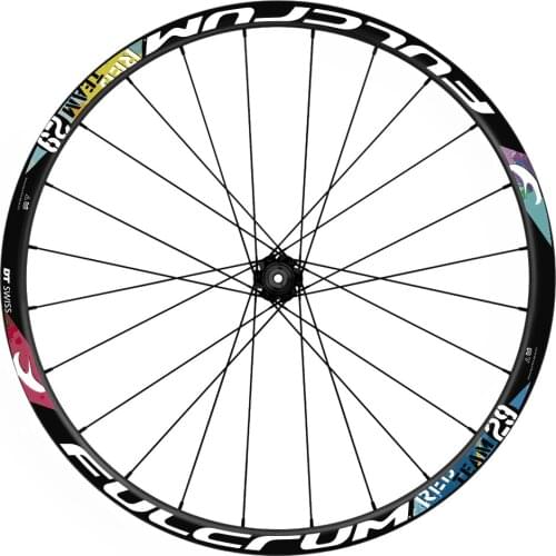 Complete KIT of compatible bike tire stickers 29 ”WH40 FULCRUM RED TEAM 29 vinyl wheels cycling accessories