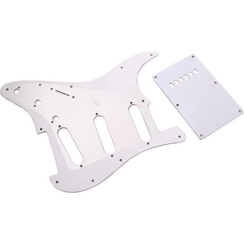 Prewired Loaded Alnico V Pickguard SSS Darkwood for ST Electric Guitar