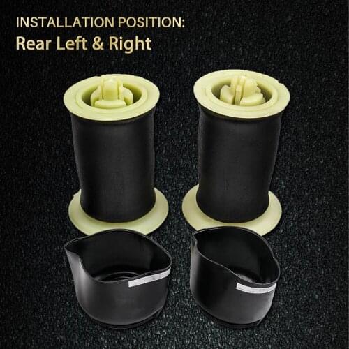 2X For BMW F07 F10 F11 520d Rear Air Ride Strut Suspension Spring Bag 37106781827