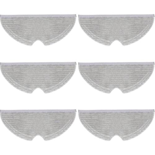 6Pcs Mop Cloth for Xiaomi Dreame D9 Robotic Vacuum Cleaner Accessories Parts wipes rag dishcloth