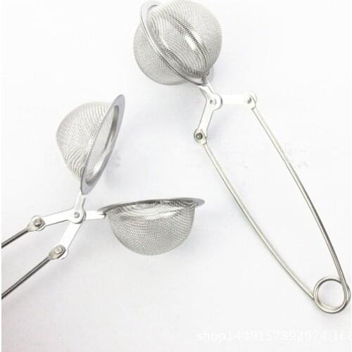 Tea Infuser In Mesh Tea Ball Infuser Tea Strainer Filter with Handle Stainless Steel Tea Mesh Ball Filter