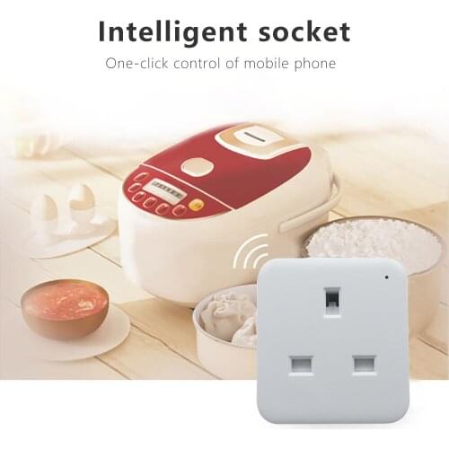 Smart Plug WIFI UK Standard Tuya Wifi Plug Power Smart Works With Alexa Google Home & IFTTT Smart Plug WIFI