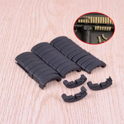 30 PIC/SET Tactical IndexClips Tactical Rail Cover For Slots Rail 20mm 21mm Picatinny Protector Accessory