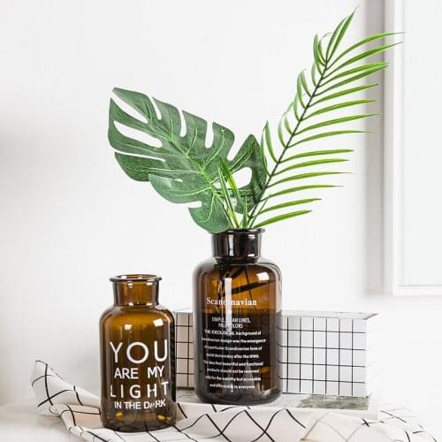 Glass Vase Decoration Living Room Bedroom Home Decoration Flower Flower Creative Decoration Vase