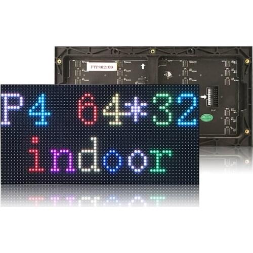 P4 Indoor Full Color LED Unit Board RGB Full Color 256X128mm Module SMD2121