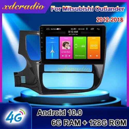 Xdcradio 10.1" Android 10.0 Car Radio For Mitsubishi outlander Multimedia Player Auto GPS Navigation 2006-2011
