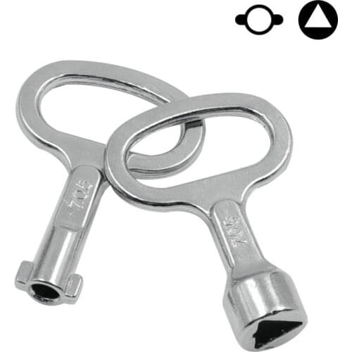 1Pc Universal Key Multifunction Wrench Metro Trains Key Lock Elevator Door Key Electric Cabinet Keys For Triangular Panel Lock