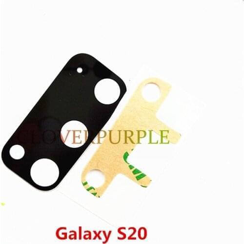 1X Back Camera Glass Lens Cover Replacement Parts for Samsung Galaxy S20 with Adhesives Stikcer