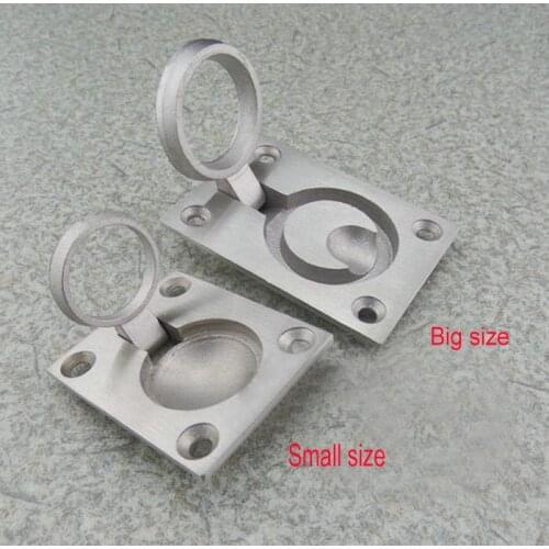 304 steel hiden ring invisible puller pull ring embedded pull Cabinet Move Sliding door marine ship yacht square floor buckle