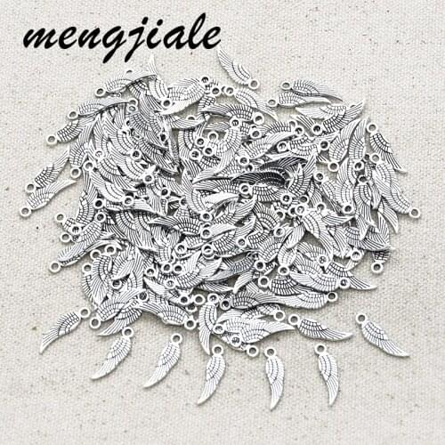 65pcs Wholesale Metal Angel Wings Charms Pendant For DIY Jewelry Findings Handmade Craft