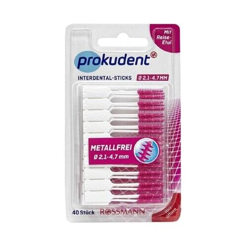 Prokudent Metal-Free Interdental Interface Brushes 40 Pieces - 2.1-4.7 mm