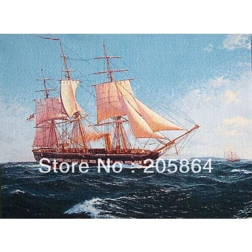 Free shipping big size wall gobelin tapestries,nautical style decorative picture,home decoration wall art