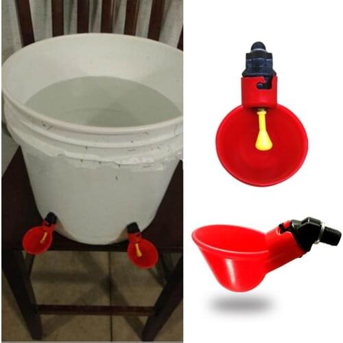Chicken Hanging Cup Drinking Fountains Birds Water Bowl Drinker Cups for Backyard Chicken Flock Automatic Poultry Watering