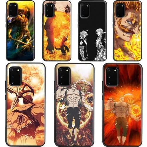 Escanor Seven Deadly Sins Phone Case For Samsung Galaxy S21 Ultra S20 FE S10E S8 S9 S10 Plus Cover For Note 10 9 20
