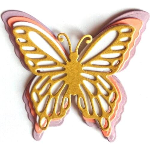 Four Butterfly Carbon Steel Cutting Dies Making Stencil DIY Scrapbooking Photo Album Embossing Paper Cards