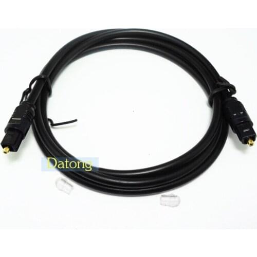 10 PCS 1 Meter Digital Audio Cables Optical Fiber Cable Toslink Connect Cabo Kabel Black 4mm Diameter