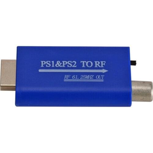 For PS1/PS2 to RF Converter 80DB High Gain TV Signal Adapter For DVD Set-Top Box