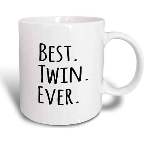 Best Twin Ever Mug, 11 oz, white