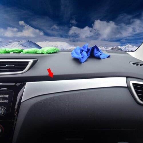 For Nissan X-Trail T32 Rogue Sport 2014-2018 ABS Matte Glove Box Panel Center Console Dashboard Cover Trim Sticker Accessories