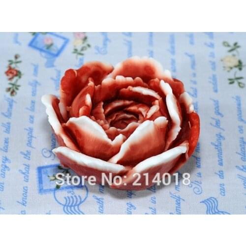 New Arrival Flower Soap Mold Rose Silicone Mold Candle Mould Rubber for Cake Decorations PRZY Eco-friendly 001
