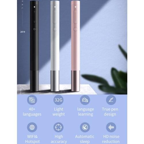 P2 Portable intelligent translation pen real-time translation for Learn Travel Meeting voice translator Instant translator pen