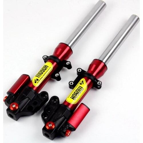 Motorcycle Front Shock Absorbers Suspension Hydraulic Fork 400mm-30mm Not Adjustable For Yamaha Scooter Modify