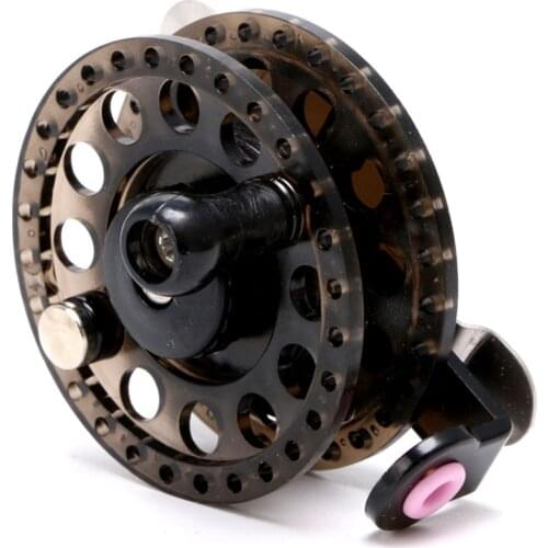 Plastic Ice Fishing Reels Fly Fishing Tackle Round Wheel Fishing Accessories
