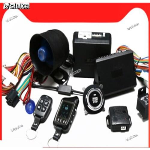 Portable one key start car anti-theft alarm return remote car alarm remote start CD50 Q06