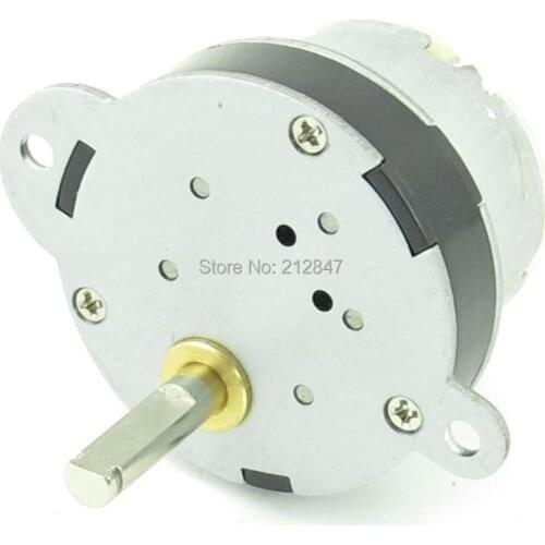 40mm Diameter Gearbox 3RPM-130RPM 12V 0.06A DC Geared Motor