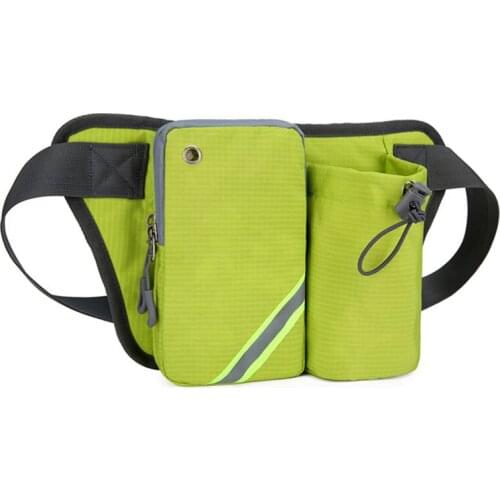 Sports Waterproof Running Waist Bag Hiking Mobile Cell Phone Bag Climbing Water Bottle Holder Cycling Bank Card Gadget Pouch