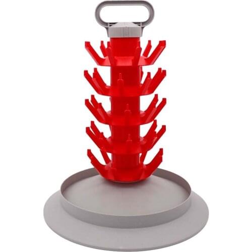 45 Bottle Drainer Tree with Handle Home Beer & Wine Bottling Accessories Home Brewing Equipment
