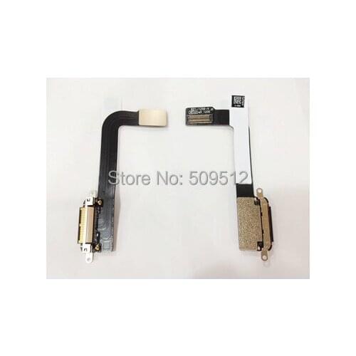 10pcs/lot Best OEM Charging Port Dock Connector Chargre Flex Cable for New iPad 3 4 Replacement Free Shipping