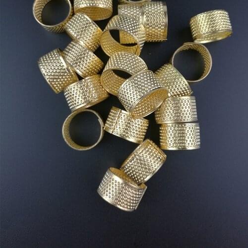 10PCS DIY Sewing Thimbles Size Ring 1.8CM Thimble Sewing Quilting Craft Household Hand Working Finger Protector Accessories