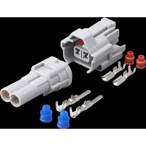 100sets kit 6189-0060 6180-2405 Nippon Denso 2 Pin Waterproof male female fuel injector auto connector for Great Wall Haval