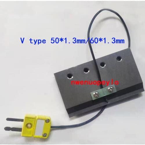 65 * 1.3mm 50*1.3mm T type V type ACF Tab Cof Bonding Head for LCD TV Screen Repair Machine Hot press cutter head