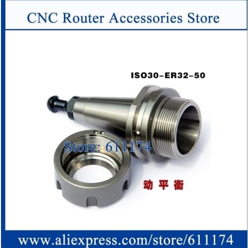 ATC Spindle tool handle ISO30-ER32 tool holder waterproof and anti rust ISO30-ER32-50L/60L Collet Chuck Holder