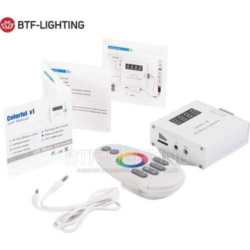 Colorful X2 full-color colorful music controller half touch 2812190 3281 1 controller 5 ~ 24v