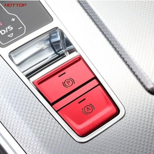 For Audi A6L Inner Console Electronic Handbrake Auto P Button Cover 2019-2020