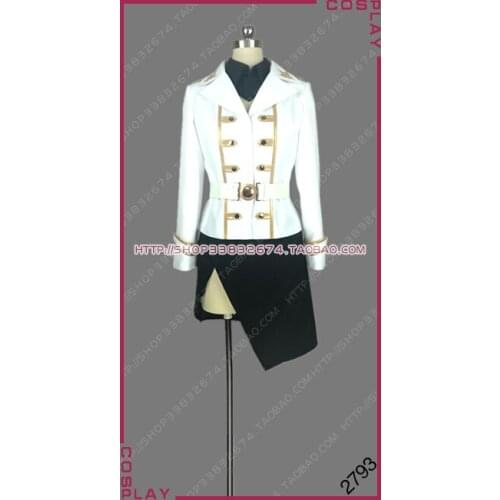 Fate/Apocrypha Master Rider of Black Celenike Icecolle Yggdmillennia Dress Uniform Outfit Cosplay Costume S002