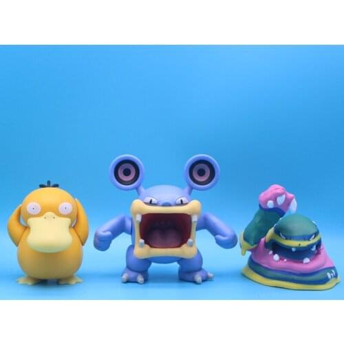 Genuine Pokemon Action Figure Psyduck Samurott Jellicent Doll Anime Pocket Monsters Figurines Cartoon Model Toy Fans Gift 4-8CM