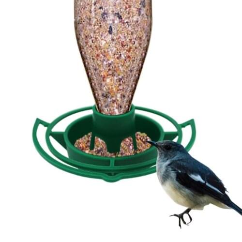 1Pc Bird Feeder Automatic Hanging Plastic Feed Bowl For Parrot Pigeon Pet Outdoor Indoor Pet Feeding Supplies