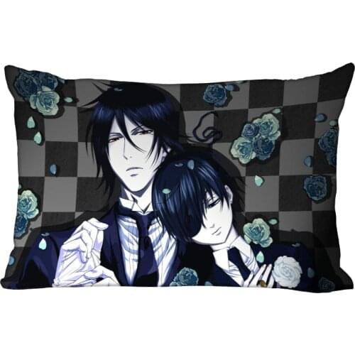 Hot Sale Custom Pillow Slips Black Butler Rectangle Pillow Covers Bedding Comfortable Cushion/High Quality Pillow Cases