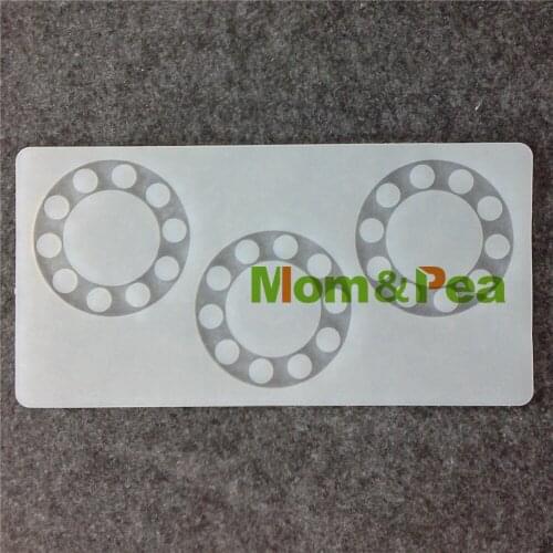 Mom&Pea CX088 High Quality Round Shaped Silicone Mold Chocolate mold Cake Decoration
