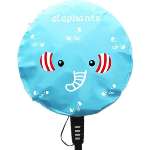 Cartoon Cute Fan Cover PEVA Dust-Proof Anti-Pollution Fan Cover Household Dust Cover For Electric Fans Round Dustproof Cover