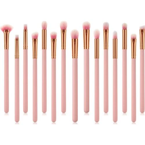 Pink Makeup Brushes Set Professional Soft Powder Cream Concealer Eyeshadow Eyebrow Lip Crease Highlighter Makeup Brush Tools