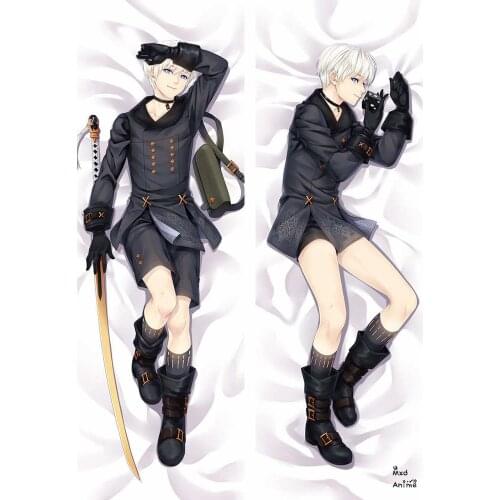 Anime NieR Automata characters sexy girl YoRHa No. 2 Type Botaku Waifu Dakimakura throw pillow cover hugging body pillowcase